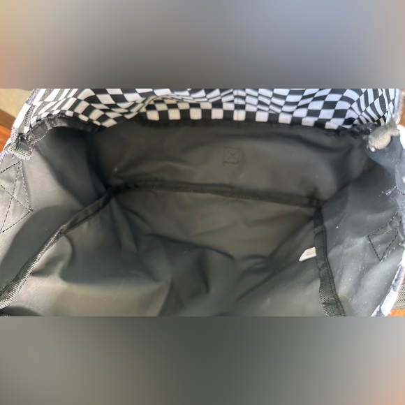 Dickies Checkered Messenger Bag Flap Front Hook & Loop Closure Adjustable Strap - Picture 13 of 16